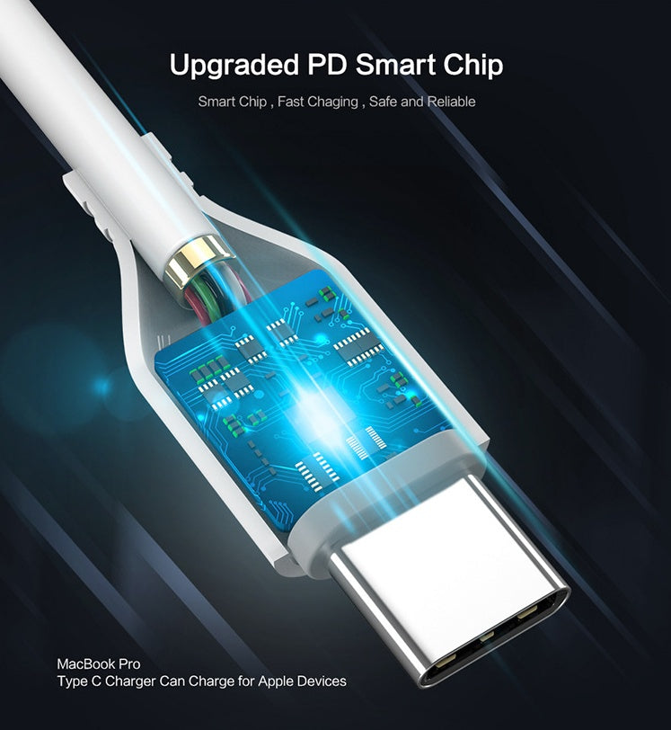 USB-C to Lightning charging cable for iPhone, view 5
