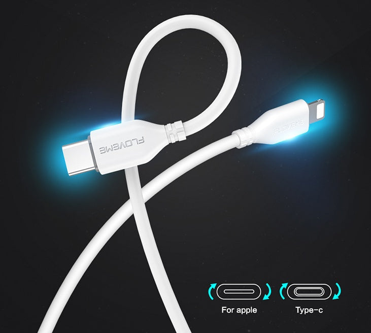 USB-C to Lightning charging cable for iPhone, view 2