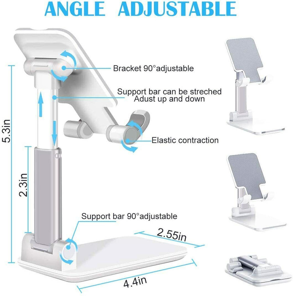 Foldable desk phone and tablet stand, view 8