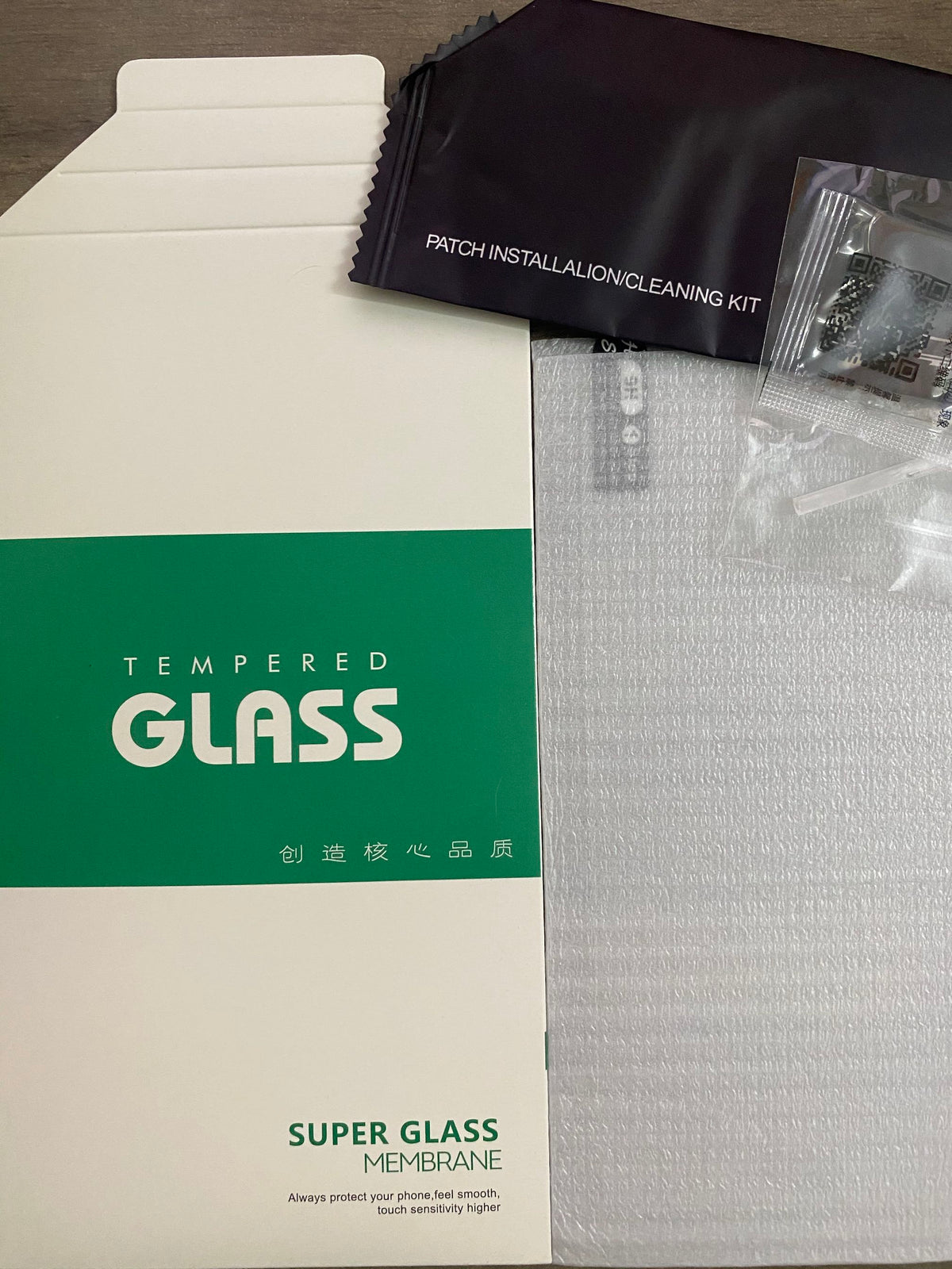 iPhone tempered glass screen protector, view 3