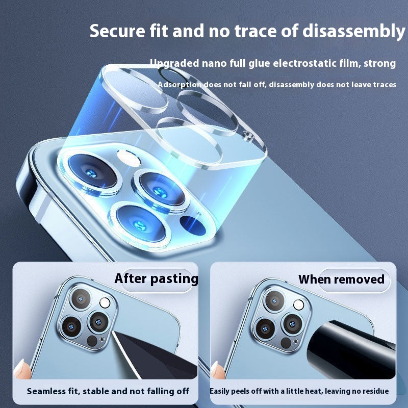 iPhone camera lens protector, tempered glass, view 4